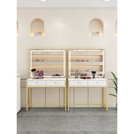 Light luxury dressing table multifunctional makeup table studio makeup table LED dressing table