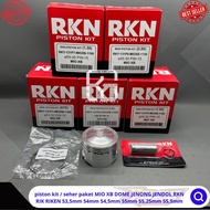 Piston kit piston package MIO XB DOME JENONG JENDOL RKN RIK RIKEN 53.5mm 54mm 54.5mm 55mm 55.25mm 55