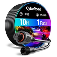 10FT Extension Cable for Govee Outdoor Flood Lights and Spot Lights, Waterproof 4-Pin Extension Cord