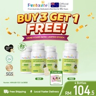 [Buy 3 Free 1] Pentavite Mixed Peach with Multivitamin Chewable Tablet 30s For Kids 3+ 12 Essential 