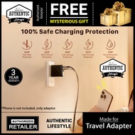 ADAM Elements P67 GaN 67W 3 Port Fast Charging Travel Adapter Wall Charger