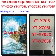10.1" Original LCD For Lenovo Yoga Smart Tab YT-X705 YT-X705L YT-X705X YT-X705F Display Touch Screen