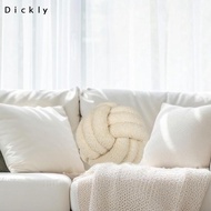 [Dickly] Knot Pillow Ball Throw Pillow Handmade Accessories Beige Photo Props Decorative