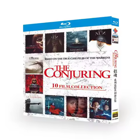 The Conjuring Film Series 10 Movies Collection Blu-ray Disc Box Set with English Chinese Japanese an