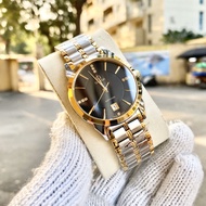 {LAZADA ĐỒNG HỒ HÀNG HIỆU } Đồng Hồ Nam Mặt Số Kim Cương Dây Không Gỉ Màu + Thẻ Bảo Hành 18 Thán