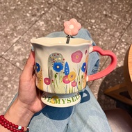 coffee cup glass cup High-End Sense Ceramic Cup Niche Design Sense Water Cup Large Capacity Coffee C