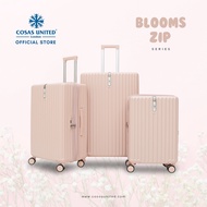 Cosas United - Blooms Zip Series Hardcase Luggage (20"/24"/28")