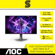 AOC AGON PRO AG276QZD 26.5" QHD 240Hz OLED Gaming Monitor