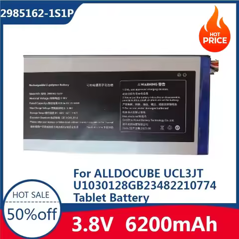 New High-quality High-Quality 3.8V 6200mAh Battery for ALLDOCUBE UCL3JT U1030128GB23482210774 298516