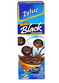 zyluc mini black cracker with chocolate cream
