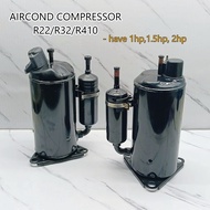 aircond outdoor unit compressor motor r22 r32 r410 gas tangki refrigerant condenser aircond 1/1.5/2h