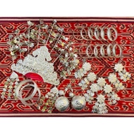 5 in 1 Sugu tinggi/Tumpa/Buah Pauh/Simpai/Rantai Set Ngepan Iban