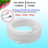 Dây mạng CAT6 Bấm Sẵn 2 đầu 10m 15m 20m 25m 30m 35m 40m 45m 50m - Dây cáp mạng lan - Chính Hãng
