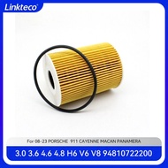 Engine part Oil Filter Fit 3.0 3.6 3.8 4.6 4.8 L GAS H6 V6 V8 For 08-23 3.0L 4.8L PORSCHE 911 CAYENN