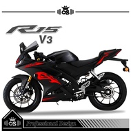 CUTTING STICKER R15 STRIPING/ V3 MTF 61/ R15 STRIPING/ V3 YAMAHA STICKER/ STICKER/ DECAL/ R15/