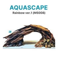 Rainbow Layout ver.1 aquarium decoration miniature size 30x20x20cm (Ms008)