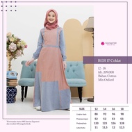 Gamis Rauna Remaja Rgr 17 Coklat Dress Cantik