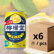 「檸檬堂」定番檸檬原味氣泡酒 酒精度:5% 350ml x 6