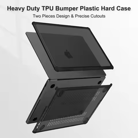 [MacBook Air 13 Case] TPU Soft Edge 2025 M4 Laptop Case For MacBook Air 15.3,Air 13.6 Case M4 M3 M2 