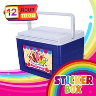 Sticker ice-cream ais-krim malaysia kalis air A4/A3 | KAWAIIYO