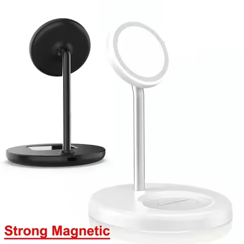 Upgraded Magnetic 2 in 1 Wireless Charger Stand For iPhone 16-12 Pro Max AirPod Pro Fast Phone Charg