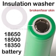 18650 18500 18350 Battery PET Washer Seal Plastic Insulation positive + Sheet Adhesive lithium ion Battery 3.7V REPAIR