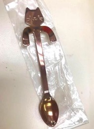 可愛 貓咪🐱小茶匙 可掛杯邊 購自日本