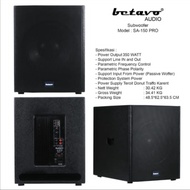 TERBAIK SUBWOOFER Aktif 15 Inch Betavo SA 150 pro 350 watt ORI Garansi