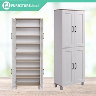 Furniture Direct Hemnes 4 Doors Shoe Cabinet/ rak kasut/ rak kasut kayu