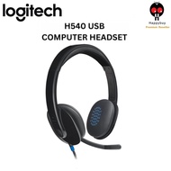 Logitech H540 Wired USB Headset with Noise-Cancelling Microphone