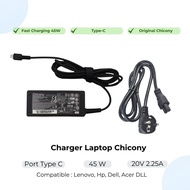 45W Type-C Charger Chicony Universal Type-C Laptop Charger