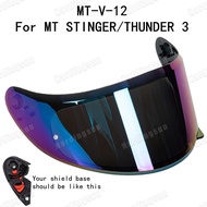 MT Helmet visor replacement wind shield for MT THUNDER 3 SV STINGER helmet  MT equipments