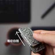 Papa Coin Fingertip Sonic Decompression Handy Tool Black Technology Edc Toy Playing Card Push Card M