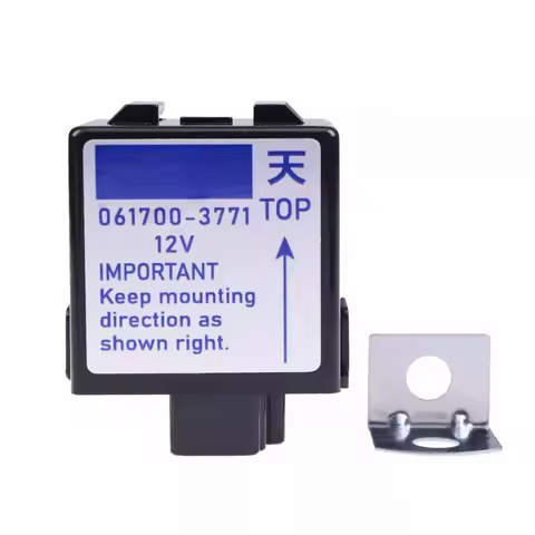 12V Stop Solenoid Relay 061700-3770 For Kubota B1550E BX1850D BX1870 G18 G2160 F1900 L2900DT