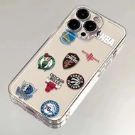 NBA team logos Phone case for iPhone 15 14 13 12 11 promax x xr xs 7/8 pro plus  TPU soft shell Bask