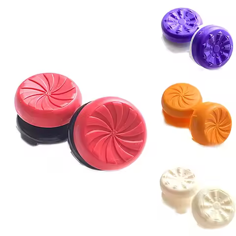 2pcs Video Games Silicone Thumb Grip For Ps4/ps5 For FPS Joystick Booster Cap Video Game Controller 