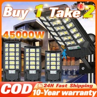 【 BUY 1 TAKE 2 】Lampu Solar Jalan Outdoor Lighting 45000W IP68 Waterproof Solar Street Light Tahan 2