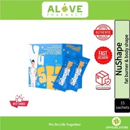 [ALiVE PHARMACY] NuShape NuShape Oatmeal Slimming Stomach Care Nutritious Meal Replacement 1 Box/15 