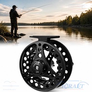 ICRAFT Fly Fishing Reel, 5/6 WT 2+1BB Bearings Fly Reel, Durable 85mm Diameter Aluminum Alloy Fishin
