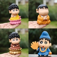 Anime Jigong Crayon Buddha Shin-Chan Car Decoration Center Console Car Interior Decoration Figure Ca