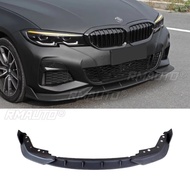 Car Front Bumper Lip Diffuser Spoiler Glossy Black Modification Part for BMW 3 Series G20 FD 2020-20