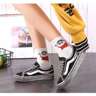 5Pairs Cute Cartoon Sock Women Stoking SpongeBob SquarePants White Socks