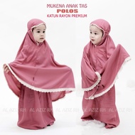 Mukena Anak 1-7 Tahun Polos Katun Rayon Premium Adem 🤞