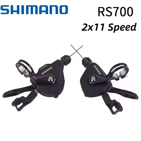 SHIMANO SL-RS700 2x11-Speed Flat Bar Road Bike Shifter Levers, Pair Left & Right Transmission Shifte