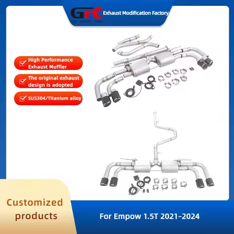 GFC SUS304 Catback Valvetronic Exhaust Muffler for Empow 1.5T 2024 High-Performance Exhaust System C