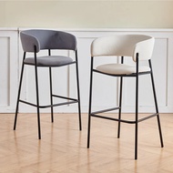 Bar Chair 1pc/2pcs Leisure Chair Home Back Chair Iron Bar Chair Nordic Modern Simple Bar Stool