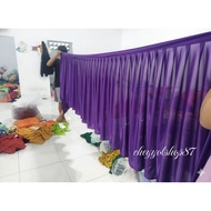 / TABLE DECORATION / TABLE SKIRT 80CM LENGTH X 300CM