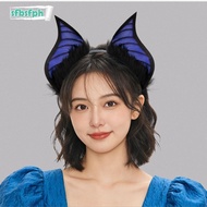 SFBSFPH Bat Ears Headband, Soft Realistic Furry Animal Headdress Cosplay, Gothic Faux Fur Handmade F
