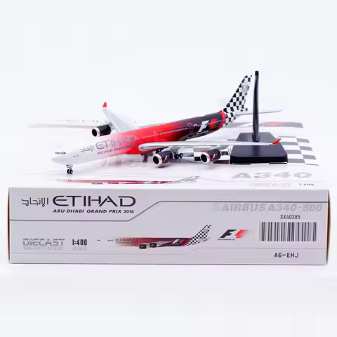 XX40385 Alloy Collectible Plane Gift JC Wings 1:400 Etihad Airways Airbus A340-600 [2016] Diecast Ai