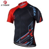 X-TIGER Breathable Professional Cycling Jersey MTB Bicycle Clothing Short Sleeve Bicycle Clothing Ma